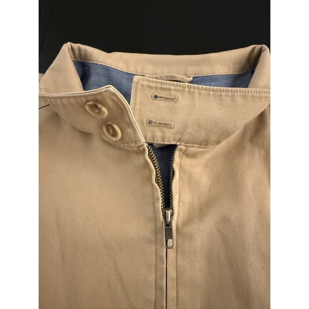 Lands' End Canvas Jacket Mens‎ XL (46-48) Tan Full-Zip Business Casual Weekend - Picture 11 of 15